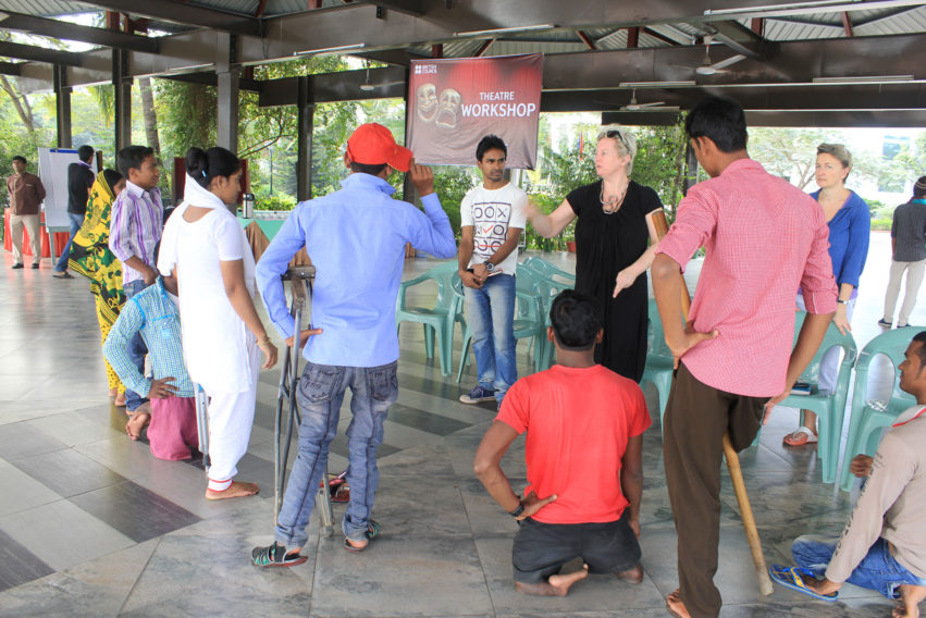 Jenny Sealey in Bangladesh for A Different Shakespeare project