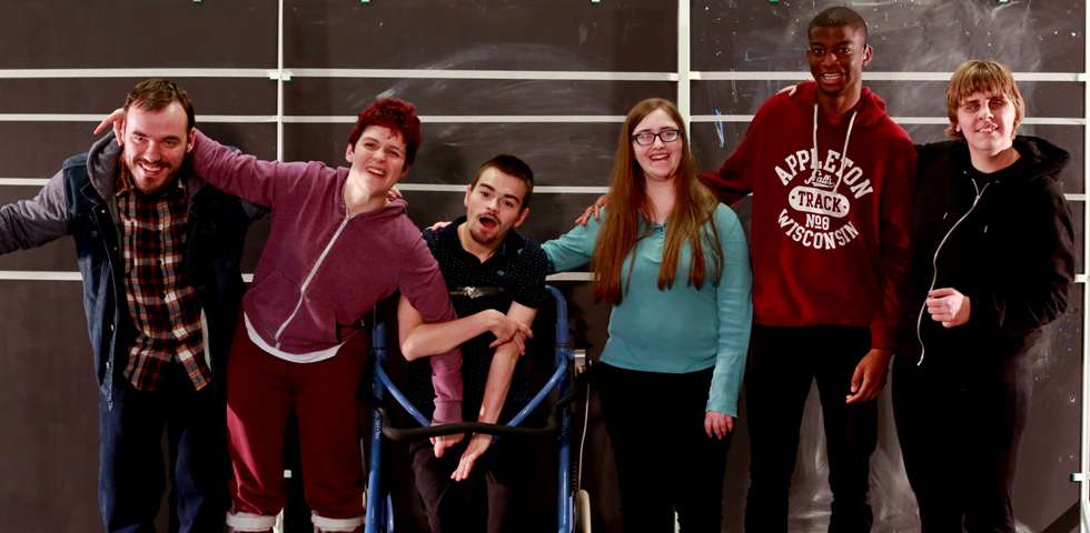 Image of Graeae's Ensemble artists, standing in a row