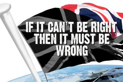 If it can't be right then it must be wrong logo