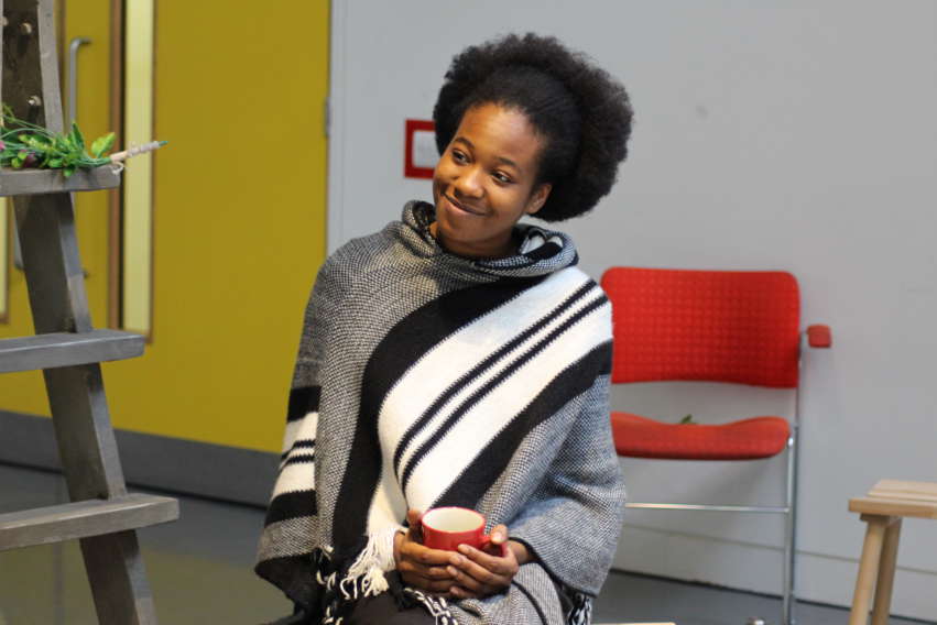 Evlyne Oyedokun, One Under rehearsals